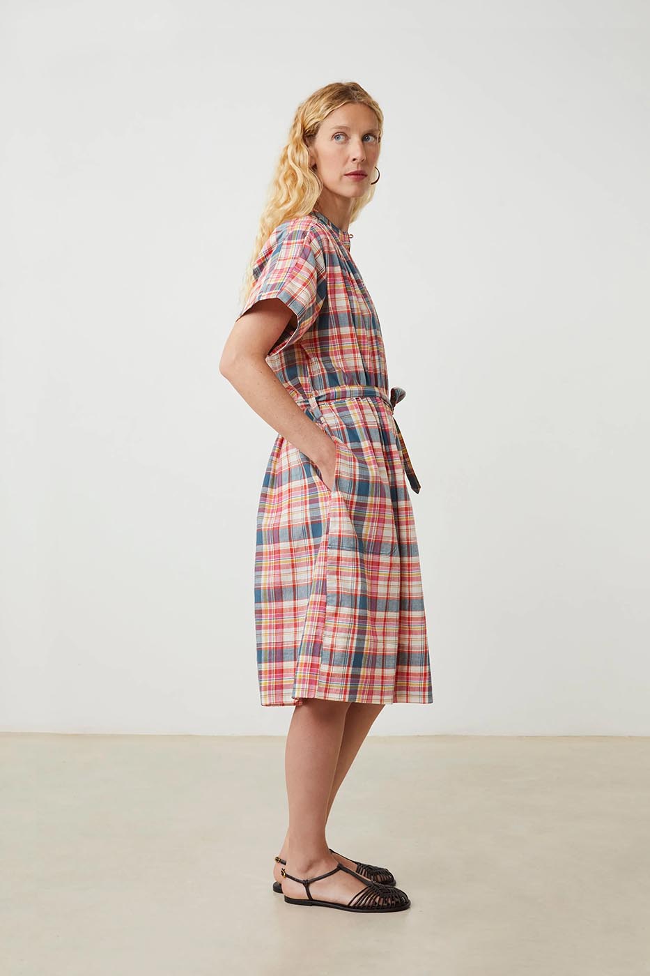 Robe Maxima N°782 Secret Checks Pop Pink