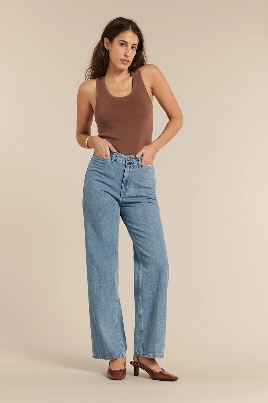 Jeans droit large DENIM SWANN