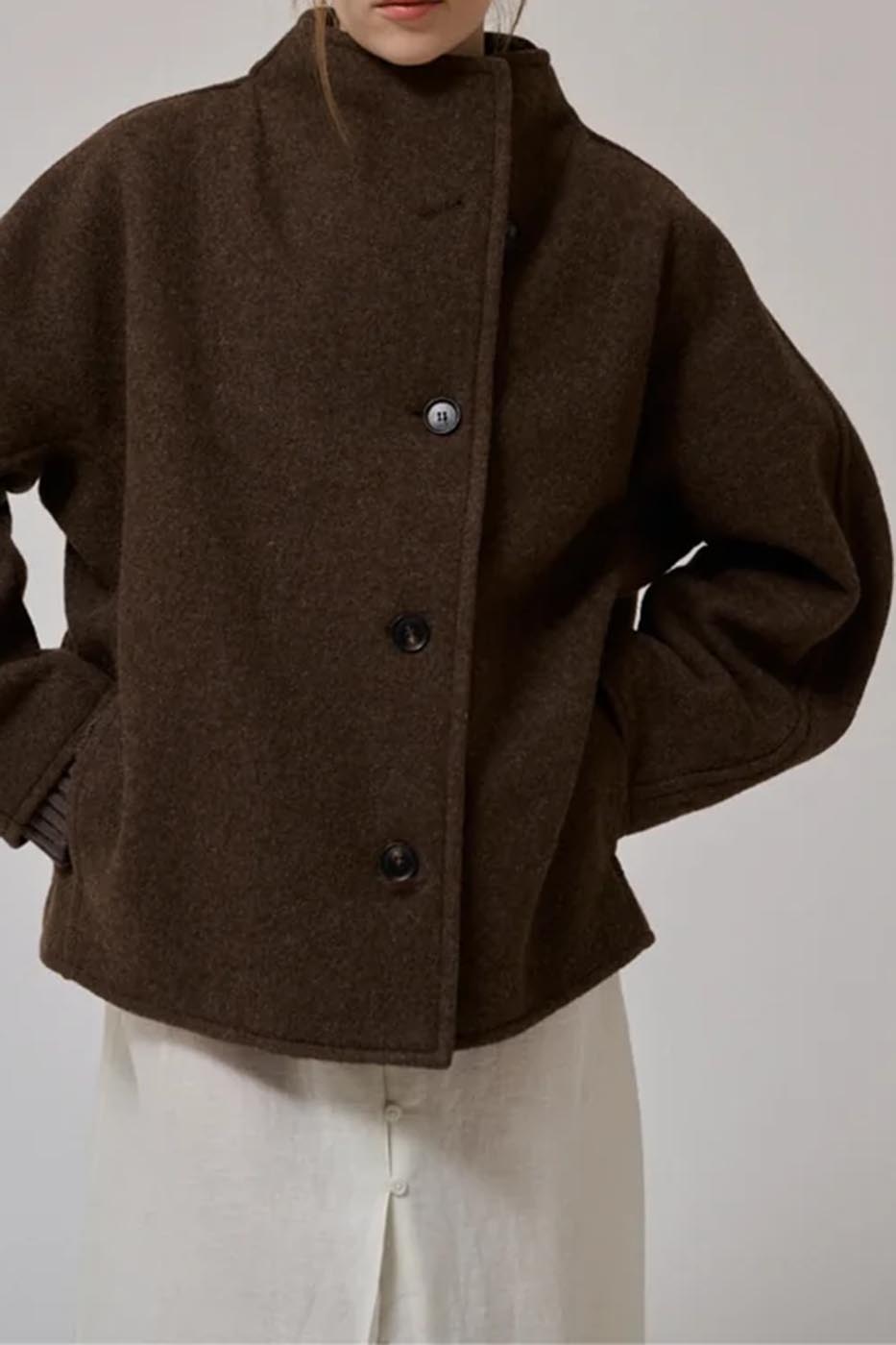 Veste thyme short wool