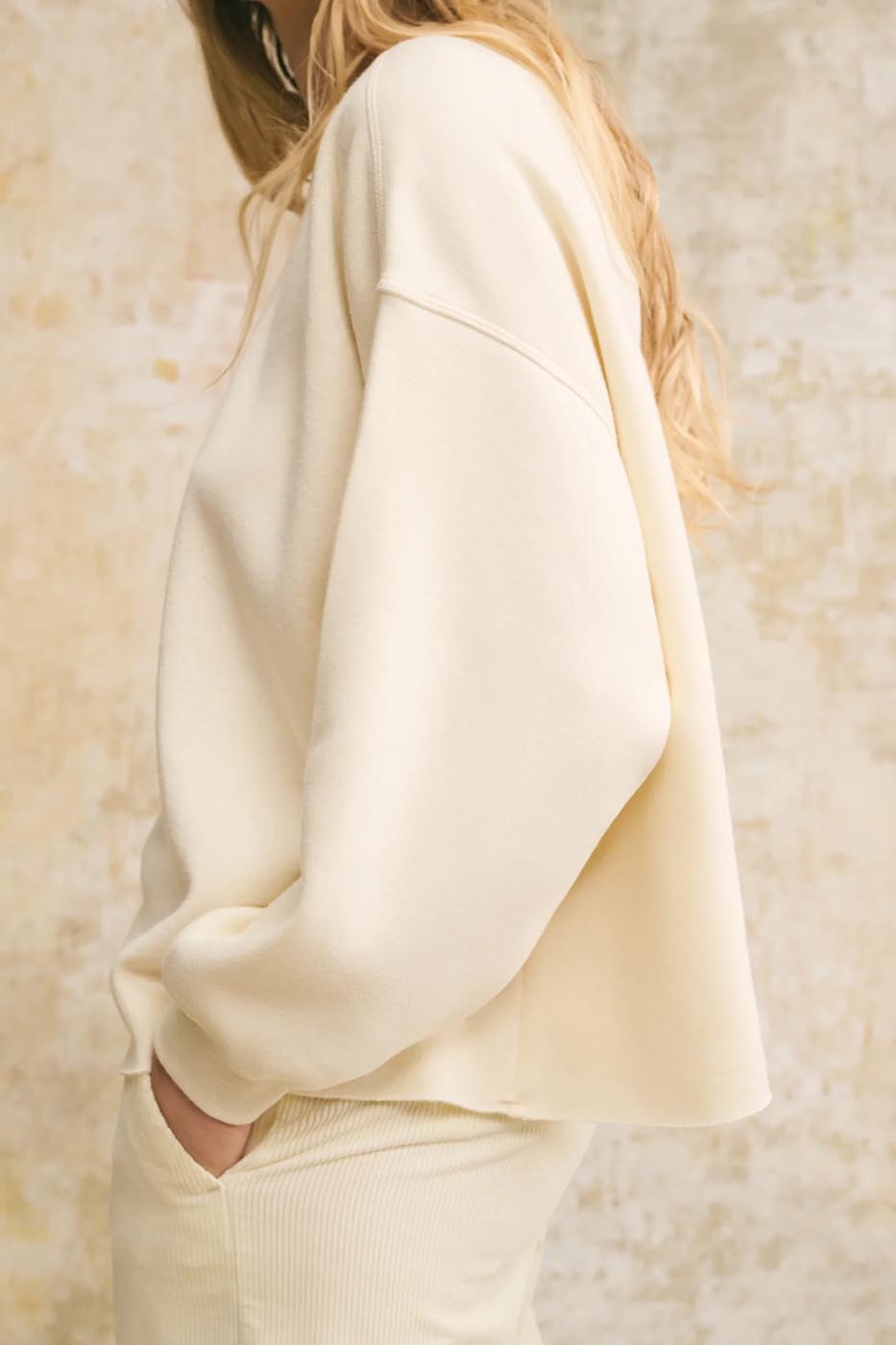 Sweat victoire cream