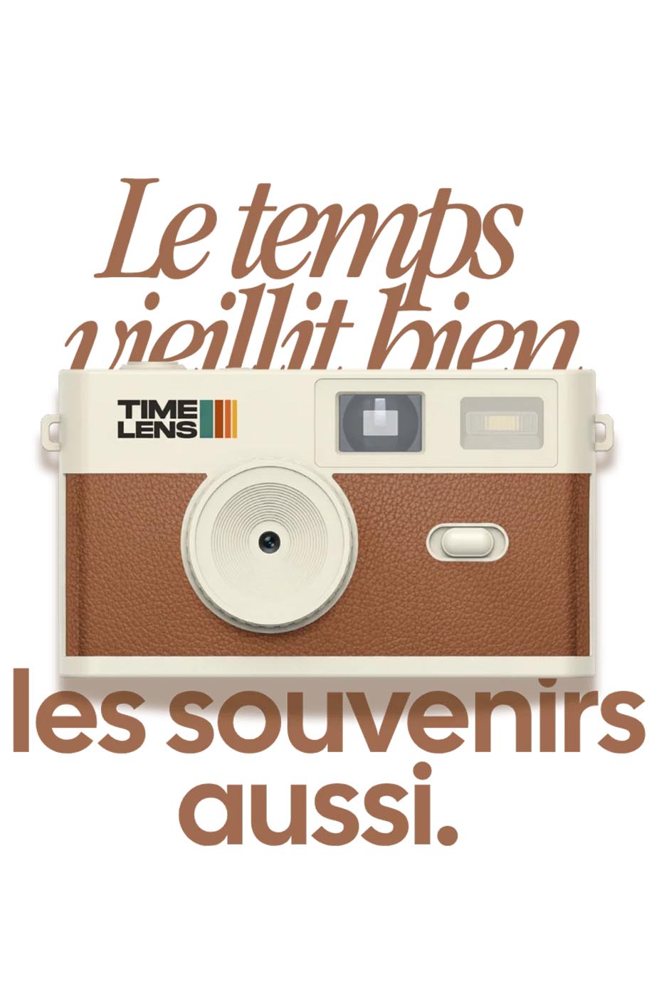 Appareil photo cream léoprard