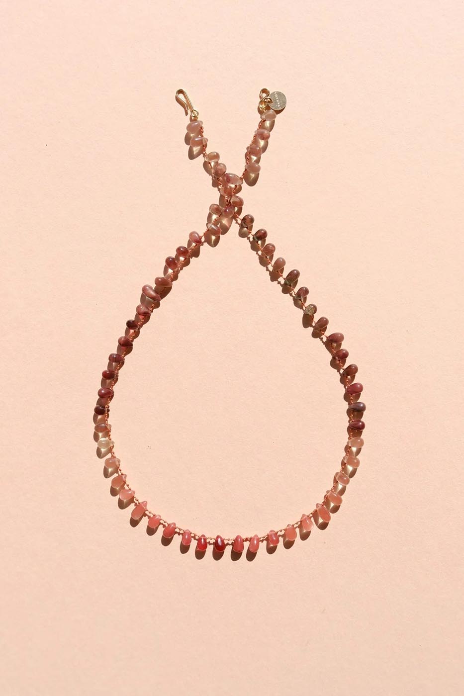 Collier Myra · Labradorite rouge