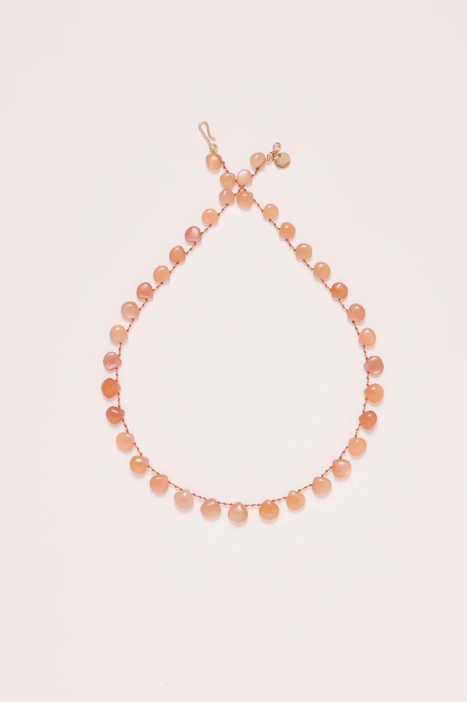 Collier Sunk Haze · Pierre de lune peche