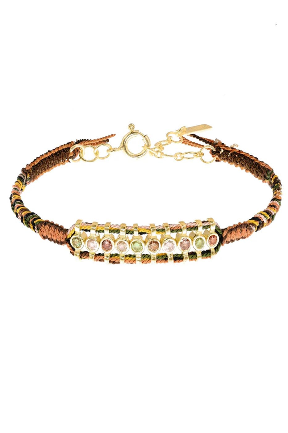 N° 965 BRACELET GOLD CARAMEL BROWN