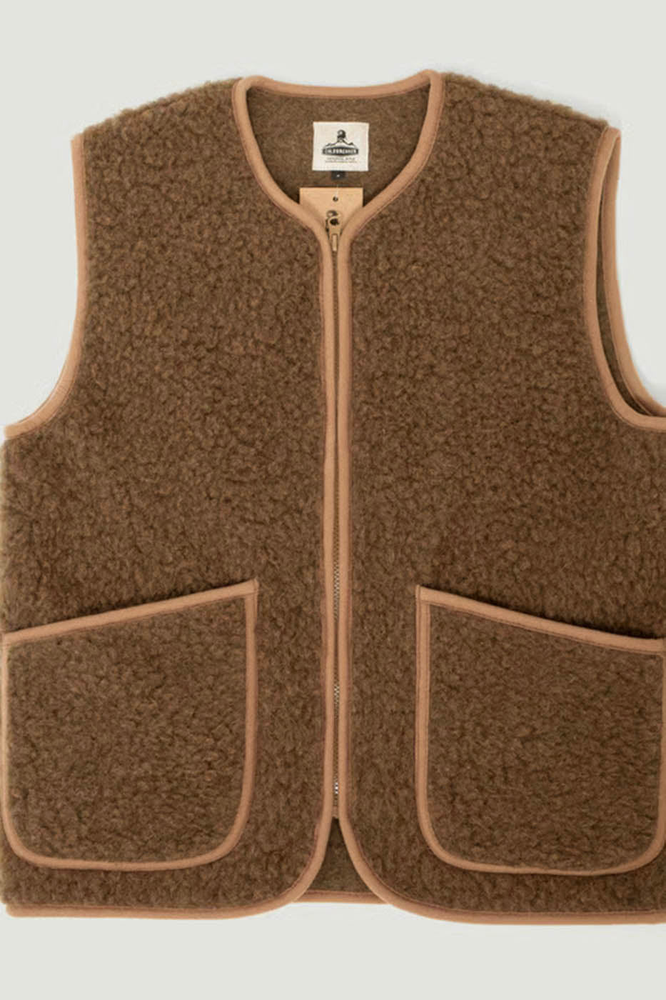 Gilet pepitco marron